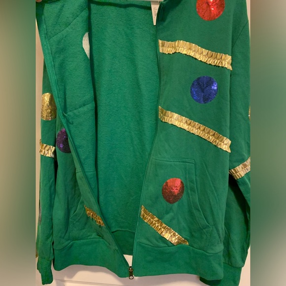 NWT Target Christmas Tree Zip Jacket Men’s Size Medium - Picture 5 of 11